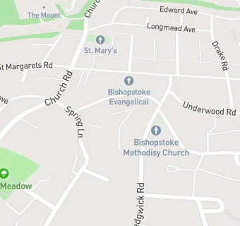 map for BISHOPSTOKE GUIDES HQ