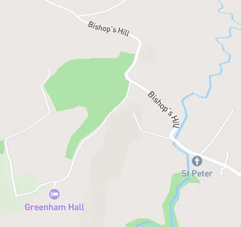 map for Greenham Hall B&B