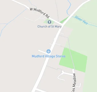 map for Mudford Memorial Village Hall