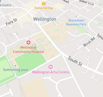 map for Wellington School