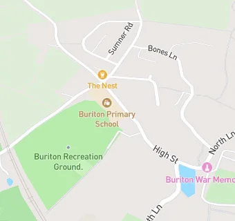 map for Buriton Primary School