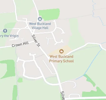 map for West Buckland Primary School