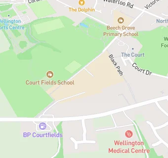 map for Court Fields School