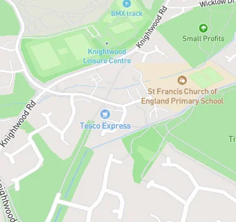 map for St Francis C Of E Primary School