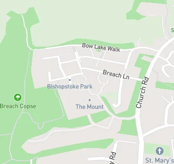 map for Bishopstoke Park