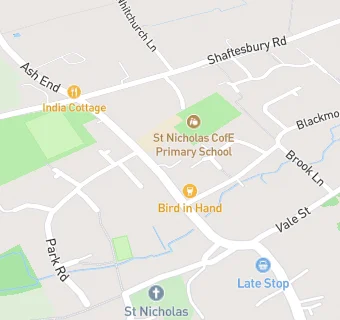 map for Bird In Hand Inn