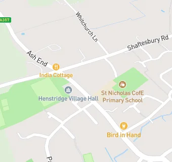 map for Henstridge Village Hall