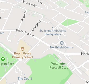 map for Wellington Association Football Club