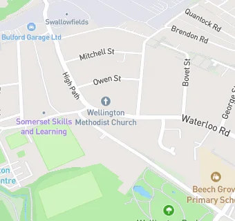 map for Waterloo Road Community Pre-School