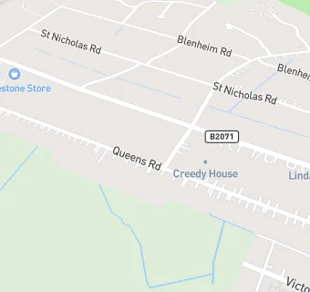 map for Creedy House Nursing Home