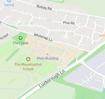 map for The Mountbatten School