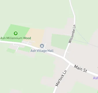 map for Ash CE VC Primary School