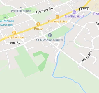 map for Church Lane Health Centre