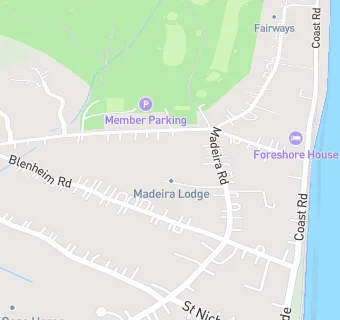 map for Madeira Lodge Residential Home & Day Centre