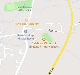 map for Salehurst Church of England Primary School