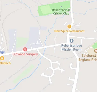 map for Robertsbridge Village Stores