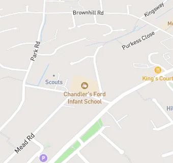 map for Chandler's Ford Infant School