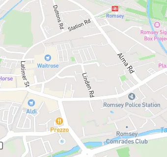 map for Brendoncare - Romsey Tuesday Lunch Club