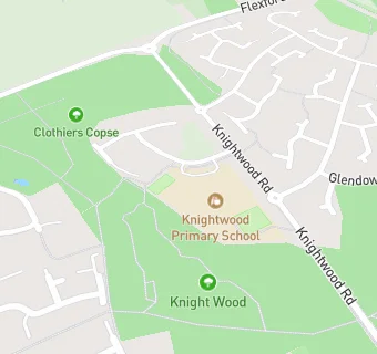 map for Knightwood Primary School