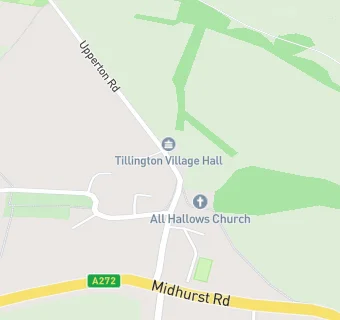 map for Tillington Village Hall Management Committee