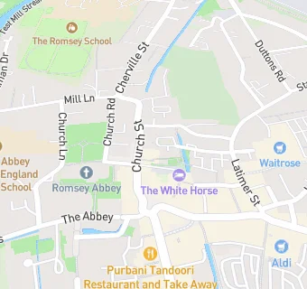 map for Dental Department (Romsey)