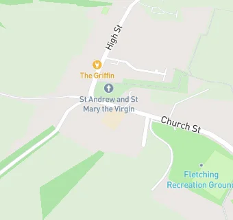 map for Fletching Church of England Primary School