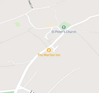 map for The Martlet Inn