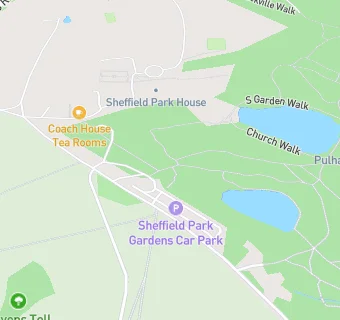 map for Sheffield Park Garden