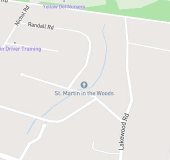 map for St Martin in the Wood Church