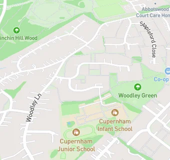 map for Cupernham Infants School