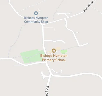 map for Bishops Nympton Primary School