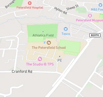 map for Accent Catering at The Petersfield School