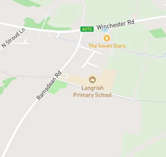 map for Langrish Primary School