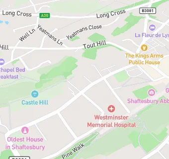 map for Castle Hill House Residential Home