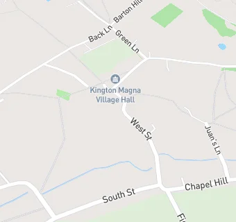 map for Kington Magna Village Hall