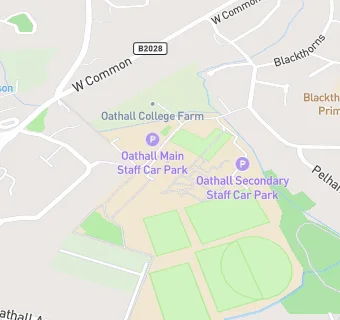 map for Oathall Community College