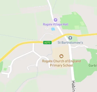 map for Chartwells At Rogate CE Primary School