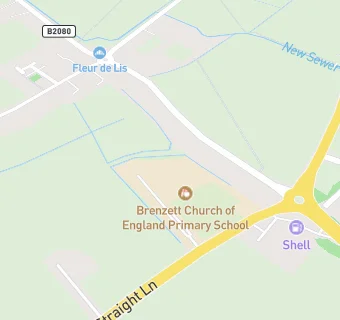 map for Brenzett Church of England Primary School