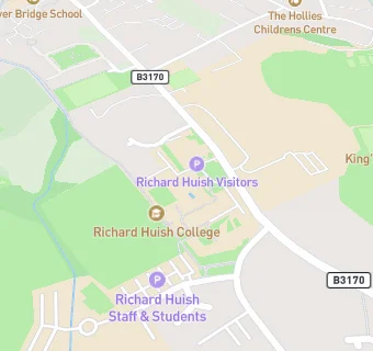 map for Richard Huish College