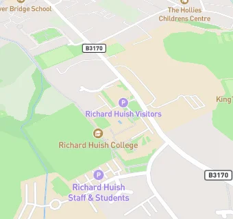 map for Richard Huish College