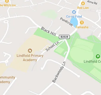 map for Lindfield Infant School