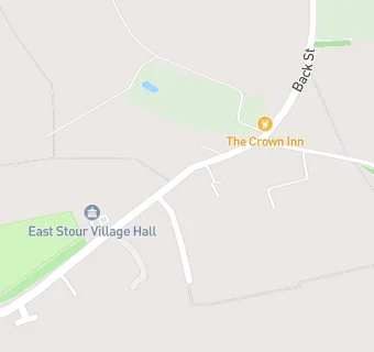 map for East Stour Village Hall
