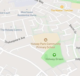 map for Holway Park Community Primary School