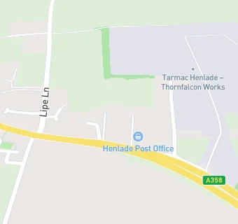 map for Henlade Post Office Stores