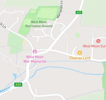 map for West Meon Village Shop