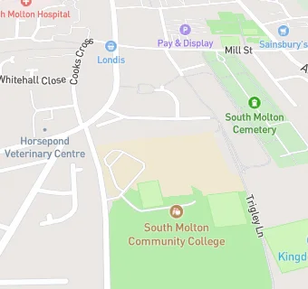 map for South Molton Community College