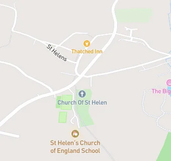 map for St Helen's Church of England Primary School