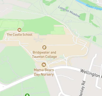 map for Bridgwater & Taunton College