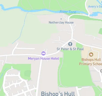 map for Bishops Hull Constitutional Club