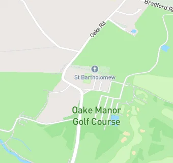 map for Oake Manor Golf Club